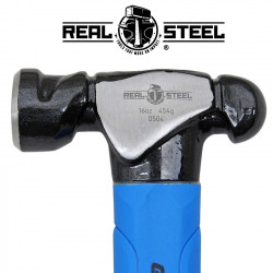 Hammer Ball Pein 450g 16oz Graph. H&le REAL STEEL