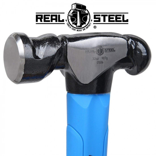 Hammer Ball Pein 900g 32oz Graph. Handle REAL STEEL Hammer Ball Pein 900g 32oz Graph. Handle REAL STEEL