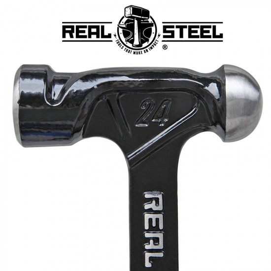 Hammer Ball Pein 700g 24oz Ultra Steel Handle REAL STEEL Hammer Ball Pein 700g 24oz Ultra Steel Handle REAL STEEL