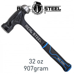 Hammer Ball Pein 900g 32oz Ultra Steel H&le REAL STEEL