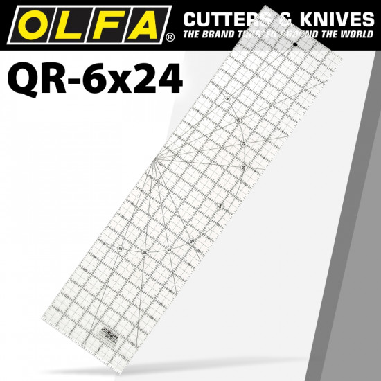 Quilt Ruler Imperial 6in X 24in Quilt Ruler Imperial 6in X 24in
