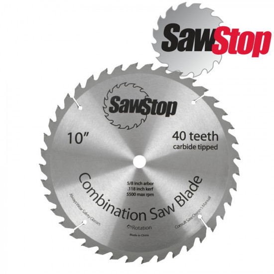 SAWSTOP 40t Combination Saw Blade SAWSTOP 40t Combination Saw Blade