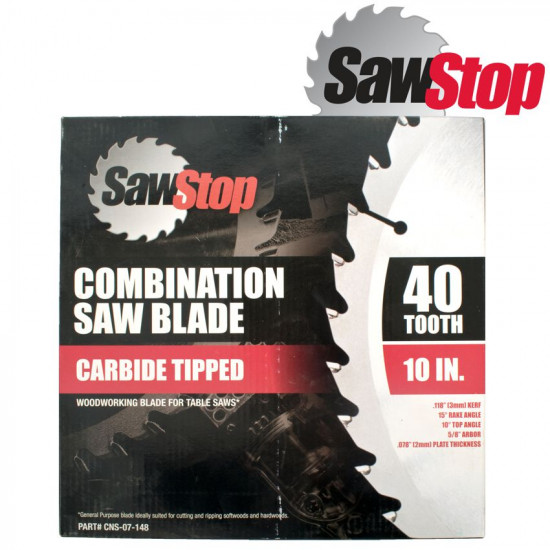 SAWSTOP 40t Combination Saw Blade SAWSTOP 40t Combination Saw Blade