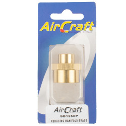 Reducing Manifold Brass 1/4x1/2 F/f 1pc Pack