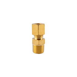 Brass Conical Str. 4mm X 1/8' M