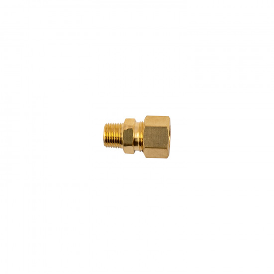 Brass Conical Str. 8mm X 1/8' M Brass Conical Str. 8mm X 1/8' M
