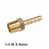 Hose Tail Connector Brass 1/4m X 8mm