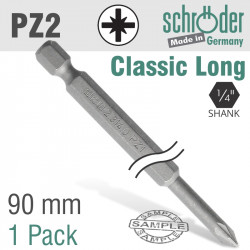 Pozi.no.2 90mm Power Bit 1cd