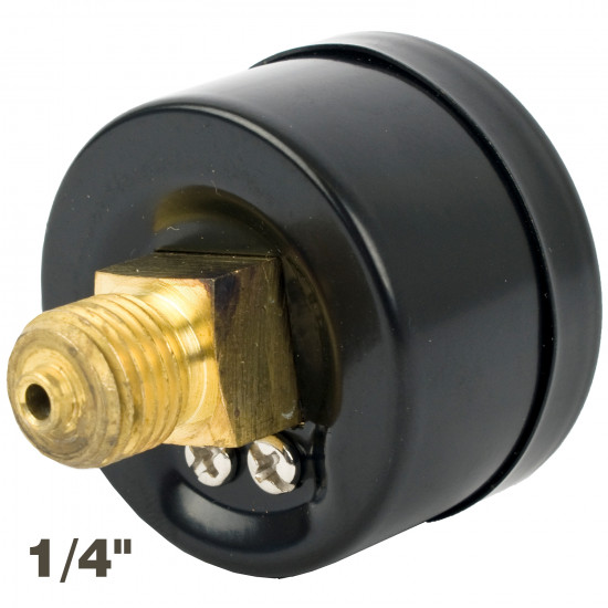 Press. Gauge 40mm 1/4' Rear Fit 0-16bar 0-1600kpa Press. Gauge 40mm 1/4' Rear Fit 0-16bar 0-1600kpa
