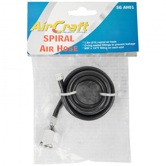 Hose Spiral Air Brush M5f X 1/4'f