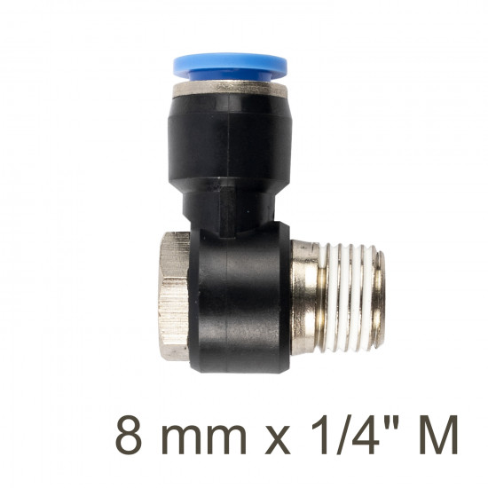 Swivel Elbow Pu 8mm X 1/4' M Swivel Elbow Pu 8mm X 1/4' M