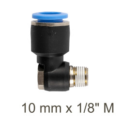 Swivel Elbow Pu 10mm X 1/8' M