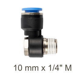Swivel Elbow Pu 10mm X 1/4' M