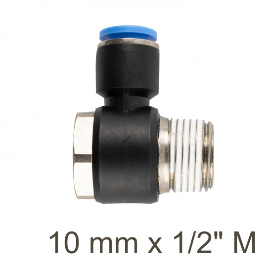 Swivel Elbow Pu 10mm X 1/2' M Swivel Elbow Pu 10mm X 1/2' M