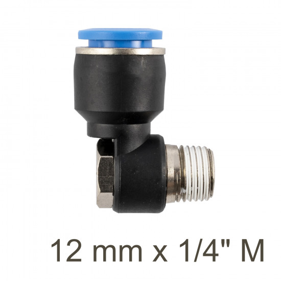 Swivel Elbow Pu 12mm X 1/4' M Swivel Elbow Pu 12mm X 1/4' M