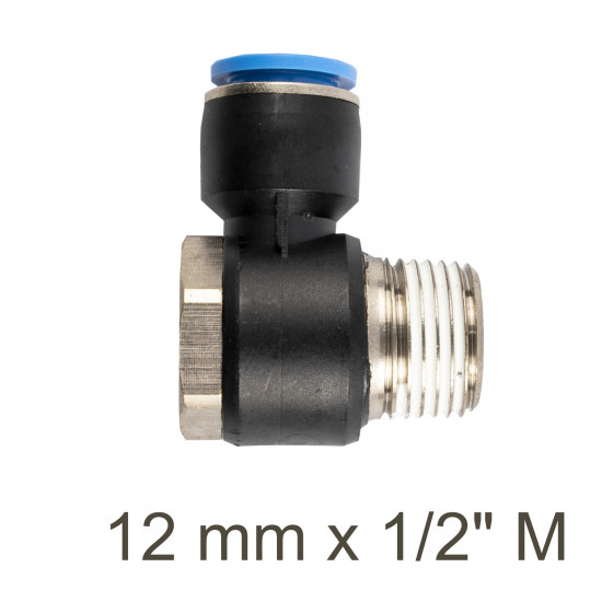 Swivel Elbow Pu 12mm X 1/2' M Swivel Elbow Pu 12mm X 1/2' M