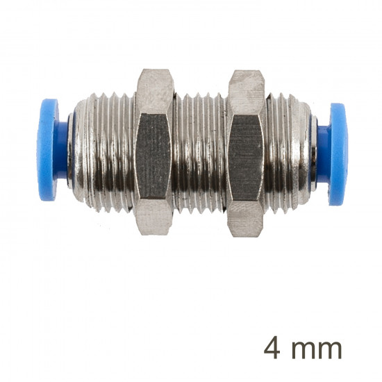 Metal Bulkhead Str. Connector 4mm Metal Bulkhead Str. Connector 4mm