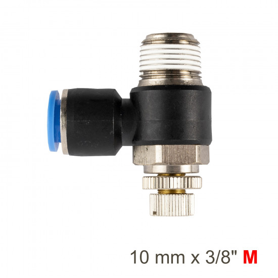 Flow Control Swiv. Elbow Pu 10mm X 3/8' M Flow Control Swiv. Elbow Pu 10mm X 3/8' M