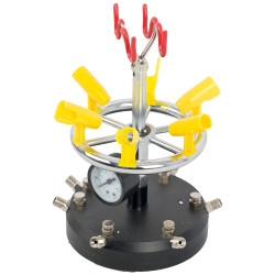 Air Brush St& (6) 6 Ports & Pressure Guage