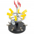 Air Brush Stand (6) 6 Ports & Pressure Guage