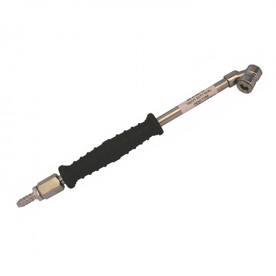 Heavy Duty Dual Head Tyre Chuck 8mm Hose Heavy Duty Dual Head Tyre Chuck 8mm Hose