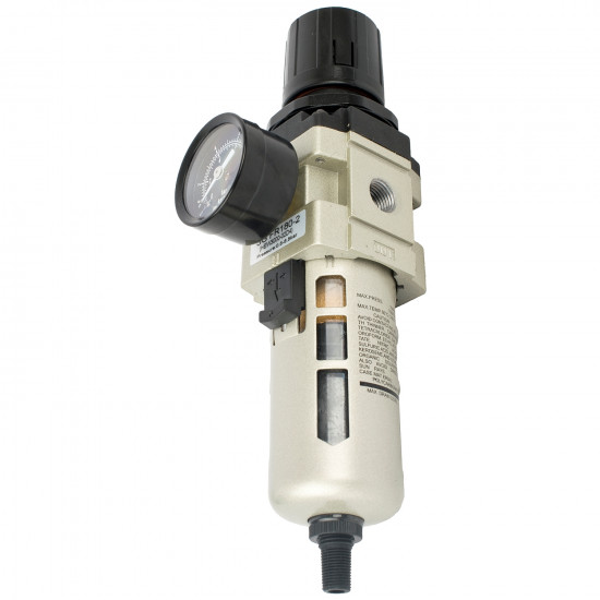 Filter / Regulator 1/4' In Line With Auto Drain Filter / Regulator 1/4' In Line With Auto Drain