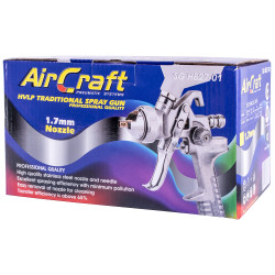 Spray Gun Hvlp 1.7mm Nozzle 600cc Plastic Cup