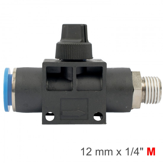 Pu Hose Fitting Valve 12mm X 1/4'm Pu Hose Fitting Valve 12mm X 1/4'm