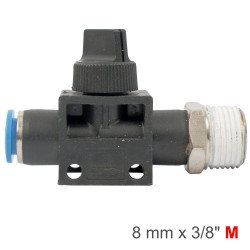 Pu Hose Fitting Valve 8mm X 3/8'm