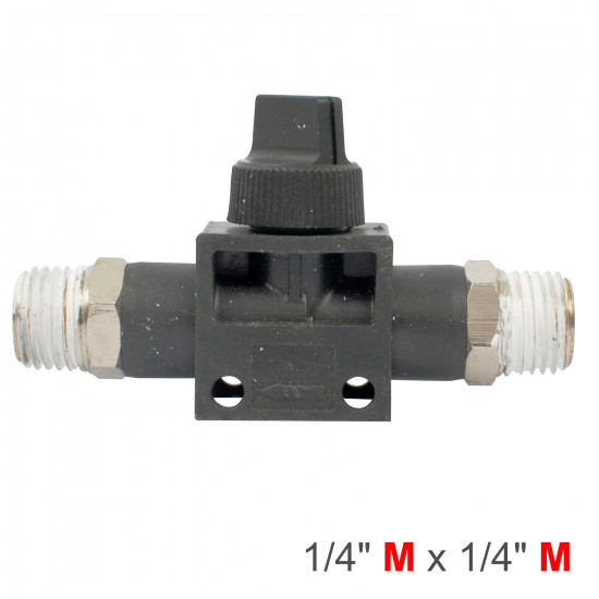 Pu Hose Fitting Valve 1/4'm X 1/4'm Pu Hose Fitting Valve 1/4'm X 1/4'm