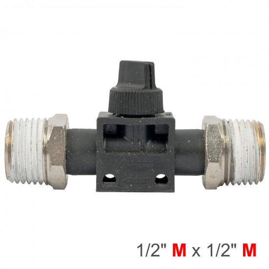 Pu Hose Fitting Valve 1/2'm X 1/2'm Pu Hose Fitting Valve 1/2'm X 1/2'm