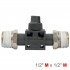 Pu Hose Fitting Valve 1/2'm X 1/2'm