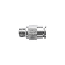 Metal Pu Fitting Straight 8mm X 1/8' M