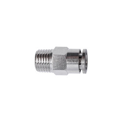 Metal Pu Fitting Straight 8mm X 1/4' M