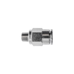 Metal Pu Fitting Straight 10mm X 1/4' M