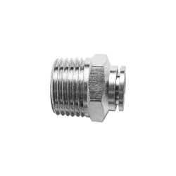 Metal Pu Fitting Straight 10mm X 1/2' M