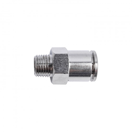 Metal Pu Fitting Straight 12mm X 1/4' M