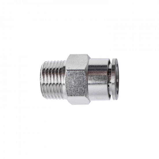 Metal Pu Fitting Straight 12mm X 3/8' M Metal Pu Fitting Straight 12mm X 3/8' M