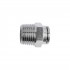Metal Pu Fitting Straight 12mm X 1/2' M