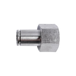 Metal Pu Fitting Straight 10mm 1/2' F