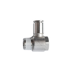 Metal Swiv. Elbow 8mm X 3/8' M