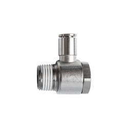Metal Swiv. Elbow 8mm X 1/2' M