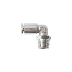 Metal Pu Fitting Elbow 6mm 1/4' M