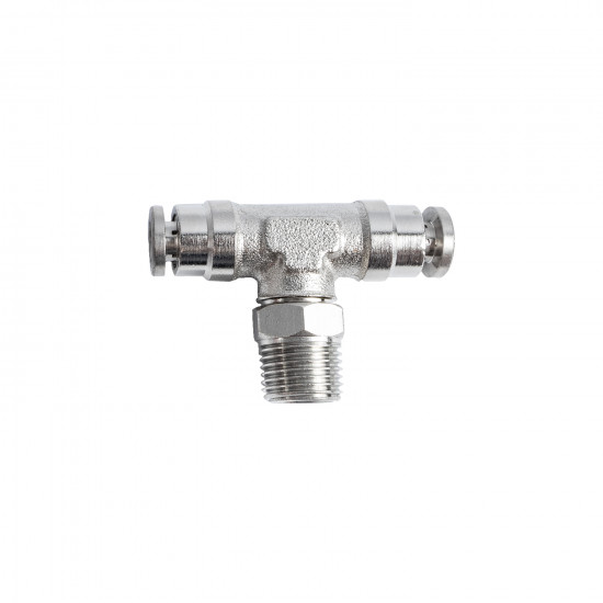 Metal Pu Fitting T-joint 4mm 1/8' M