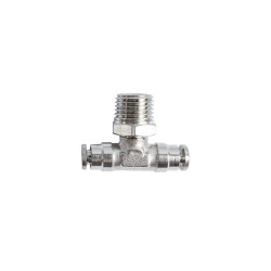 Metal Pu Fitting T-joint 4mm 1/4' M