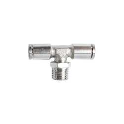 Metal Pu Fitting T-joint 6mm 1/4' M