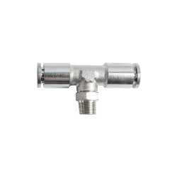 Metal Pu Fitting T-joint 8mm 1/8' M