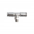 Metal Pu Fitting T-joint 8mm 1/8' M