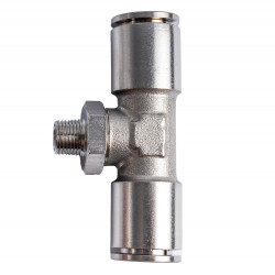 Metal Pu Fitting T-joint 12mm 1/8' M
