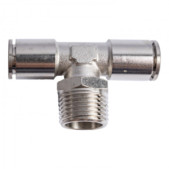 Metal Pu Fitting T-joint 12mm 1/2' M Metal Pu Fitting T-joint 12mm 1/2' M